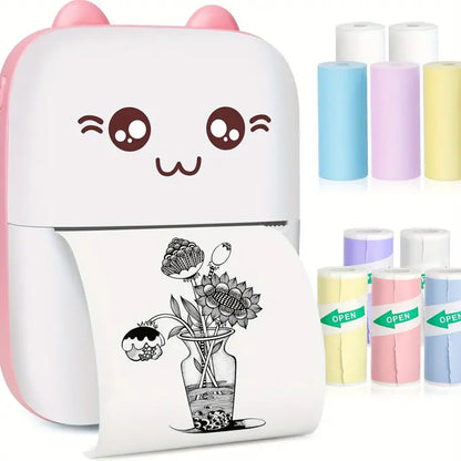 Mini Impresora termica Color Rosa
